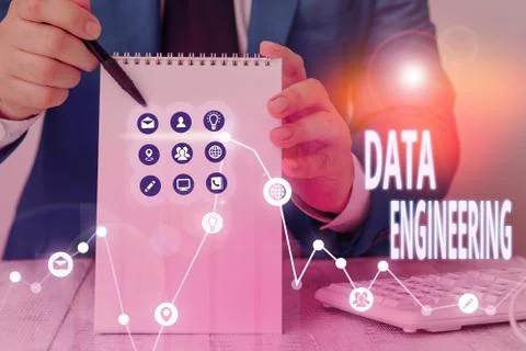 Word writing text Data Engineering. Business concept for data science that Stock Photos