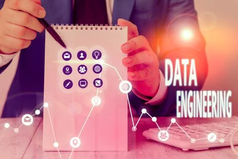 Word writing text Data Engineering. Business concept for data science that Stock Photos