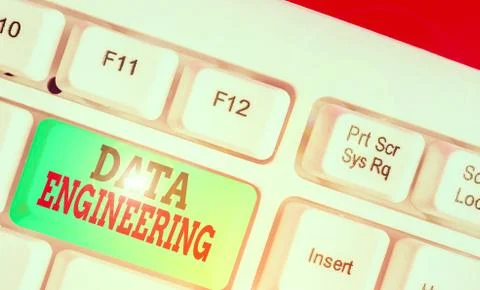 Word writing text Data Engineering. Business concept for data science that Stock Photos