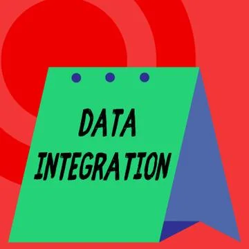 Word writing text Data Integration. Business concept for combination of Stock Illustration