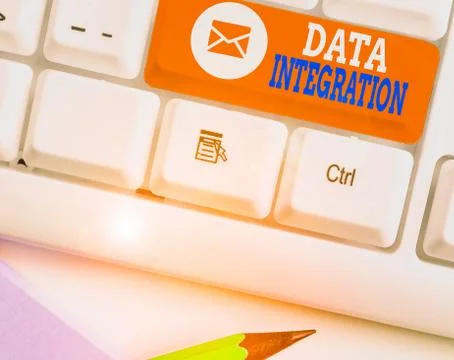 Word writing text Data Integration. Business concept for involves combining data 写真素材