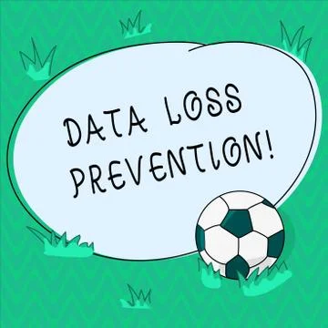 Word writing text Data Loss Prevention. Business concept for Software that Stock Illustration