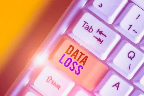 Word writing text Data Loss. Business concept for process or event that results Stock Photos