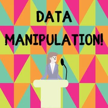 Word writing text Data Manipulation. Business concept for the process of Illustration