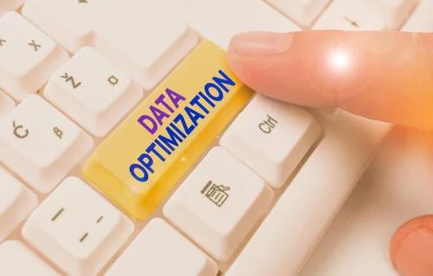 Word writing text Data Optimization. Business concept for process that prepares Stock Photos