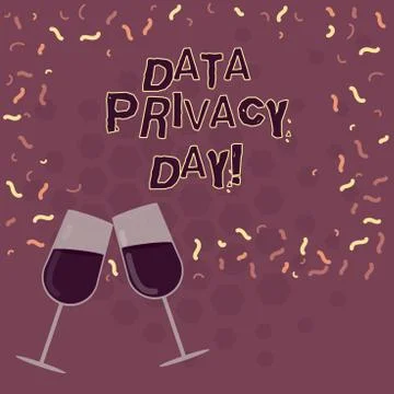 Word writing text Data Privacy Day. Business concept for date in January to Ilustração Stock