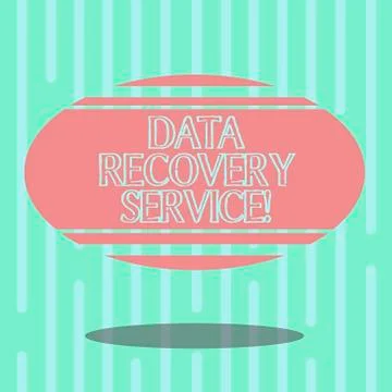 Word writing text Data Recovery Service. Business concept for Process of Stock Illustration