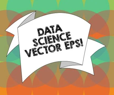 Word writing text Data Science photo Eps. Business concept for Digital イラスト素材