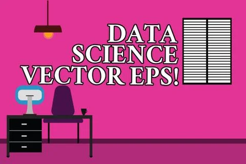 Word writing text Data Science photo Eps. Business concept for Digital Stock Illustration