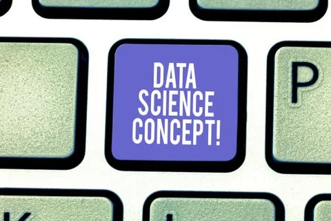 Word writing text Data Science Concept. Business concept for extraction of Foto stock