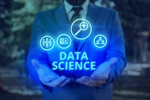 Word writing text Data Science. Business concept for multidisciplinary field 写真素材