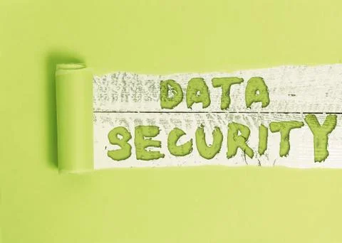 Word writing text Data Security. Business concept for Confidentiality Disk Stock Photos