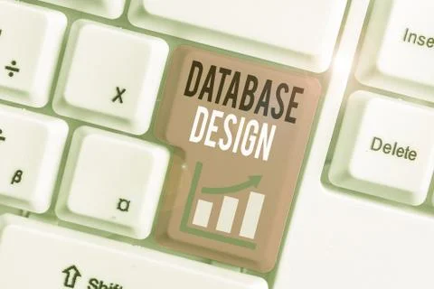 Word writing text Database Design. Business concept for organisation of data Foto stock