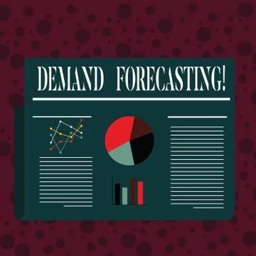 Word writing text Deanalysisd Forecasting. Business concept for predict customer Stock Illustration