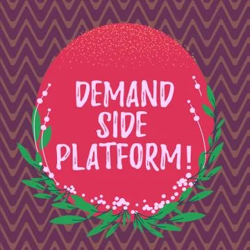 Word writing text Deanalysisd Side Platform. Business concept for Software that Illustrazione stock