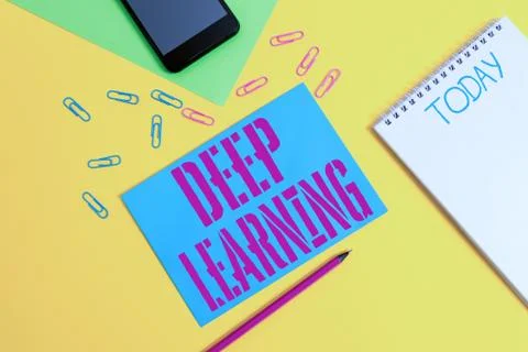 Word writing text Deep Learning. Business concept for Hierarchical Abstractions Foto stock