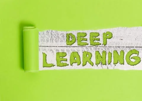 Word writing text Deep Learning. Business concept for Hierarchical Abstractions Foto stock