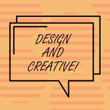 Word writing text Design And Creative. Business concept for involving use イラスト素材