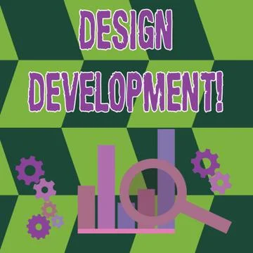 Word writing text Design Development. Business concept for technical aspects of Stock Illustration