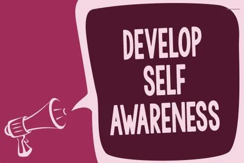 Word writing text Develop Self Awareness. Business concept for increase consc 库存插图