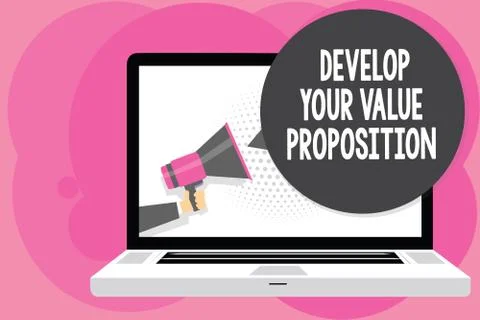 Word writing text Develop Your Value Proposition. Business concept for Prepare Stock Illustration