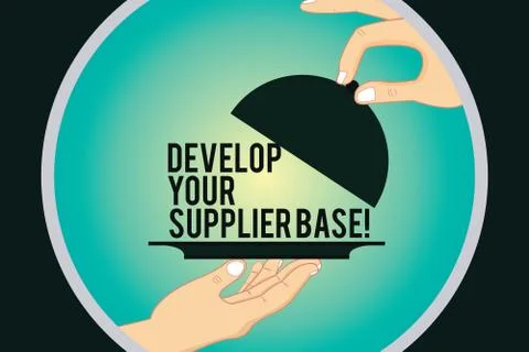 Word writing text Develop Your Supplier Base. Business concept for Select and 스톡 일러스트