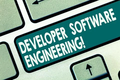 Word writing text Developer Software Engineering. Business concept for Forming Photos