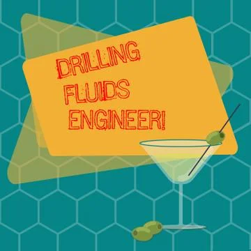 Word writing text Drilling Fluids Engineer. Business concept for A demonstrating 스톡 일러스트