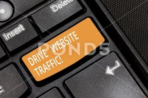 Word writing text Drive Website Traffic. Business concept for Increase the Stock Photos
