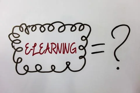 Word writing text E-Learning. Business concept for Education by the internet  스톡 사진