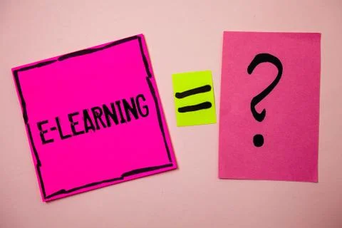 Word writing text E-Learning. Business concept for Education by the internet  写真素材