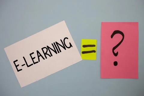 Word writing text E-Learning. Business concept for Education by the internet  写真素材