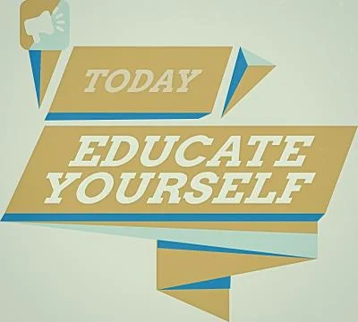 Word writing text Educate Yourself. Business concept for prepare oneself or Stock Illustration
