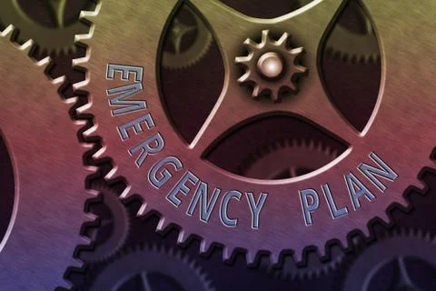 Word writing text Emergency Plan. Business concept for procedures for handling Illustration