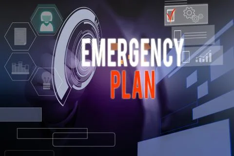 Word writing text Emergency Plan. Business concept for procedures for handling Photos