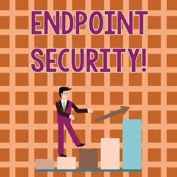 Word writing text Endpoint Security. Business concept for the methodology of イラスト素材