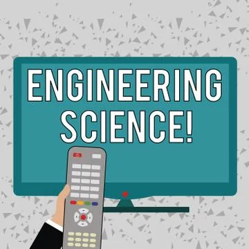 Word writing text Engineering Science. Business concept for deal with physical Stock Illustration