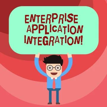 Word writing text Enterprise Application Integration. Business concept for Stock Illustration