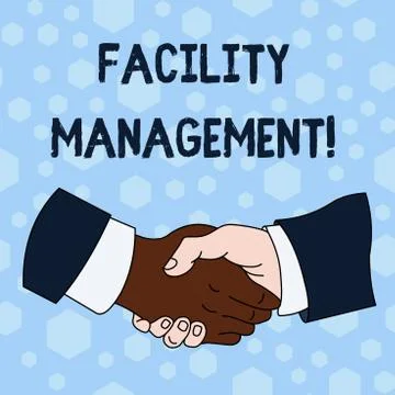 Word writing text Facility Management. Business concept for Multiple Function Stock Illustration
