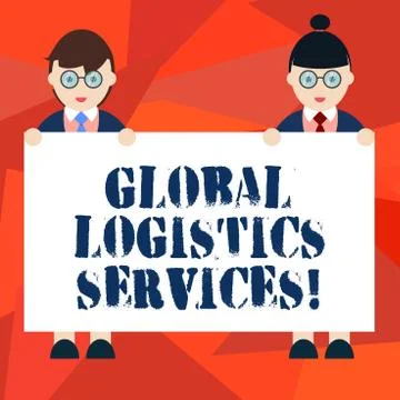 Word writing text Global Logistics Services. Business concept for Connects イラスト素材