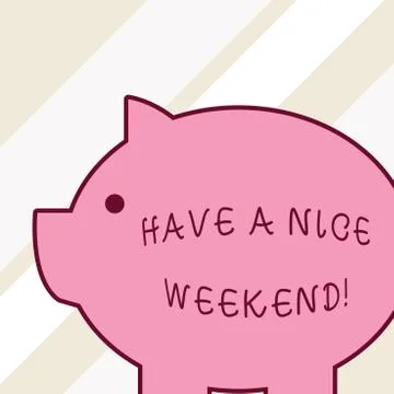 Word writing text Have A Nice Weekend. Business concept for wishing someone that Stock-Illustration