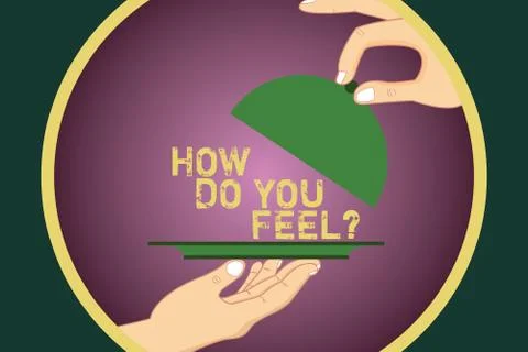 Word writing text How Do You Feelquestion. Business concept for Tell us your Stock Illustration