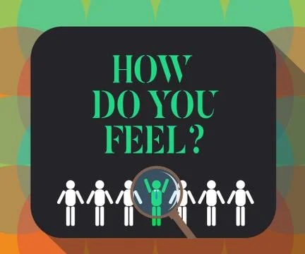 Word writing text How Do You Feelquestion. Business concept for Tell us your 스톡 일러스트