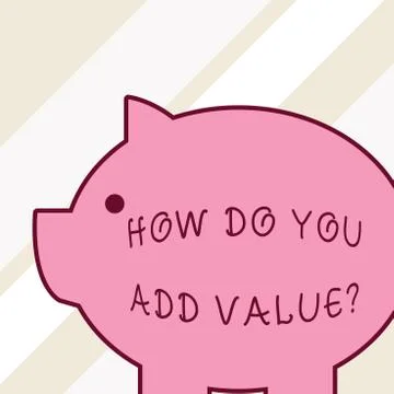 Word writing text How Do You Add Value Question. Business concept for improve 스톡 일러스트