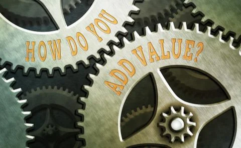 Word writing text How Do You Add Value Question. Business concept for improve 스톡 일러스트