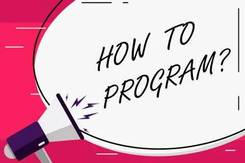 Word writing text How To Program. Business concept for Instruction for computer Illustration