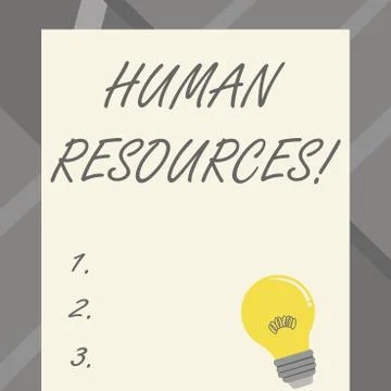 Word writing text Huanalysis Resources. Business concept for the process of Stock Illustration
