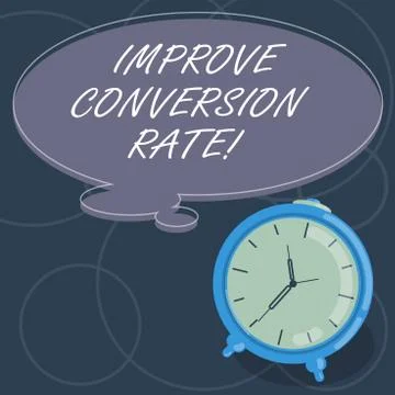 Word writing text Improve Conversion Rate. Business concept for Increase the 스톡 일러스트