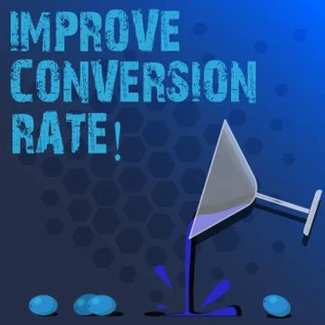 Word writing text Improve Conversion Rate. Business concept for Increase the 스톡 일러스트