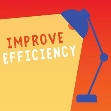 Word writing text Improve Efficiency. Business concept for Competency in perf Stock Illustration